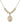 Saint Christian Demosthenes Crystal Necklace | 3/4 inch | 6mm Beads _x0014_  14kt Gold Filled