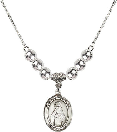 Saint Hildegard von Bingen Crystal Necklace | 3/4 inch | 6mm Beads