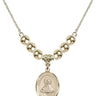 Our Lady of San Juan Crystal Necklace | 3/4 inch | 6mm Beads _x0014_  14kt Gold Filled