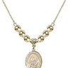 Saint Bernard of Montjoux Crystal Necklace | 3/4 inch | 6mm Beads _x0014_  14kt Gold Filled
