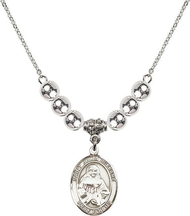 Saint Julia Billiart Crystal Necklace | 3/4 inch | 6mm Beads | N32-8267