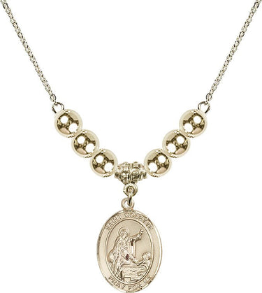 Saint Colette Crystal Necklace | 3/4 inch | 6mm Beads | N32-8268