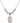 Saint Colette Crystal Necklace | 3/4 inch | 6mm Beads _x0014_  Sterling Silver