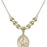 Our Lady of Africa Crystal Necklace | 3/4 inch | 6mm Beads _x0014_  14kt Gold Filled