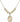 Saint Sharbel Crystal Necklace | 3/4 inch | 6mm Beads _x0014_  14kt Gold Filled