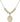 Saint Gabriel Possenti Crystal Necklace | 3/4 inch | 6mm Beads _x0014_  14kt Gold Filled