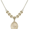 Saint Susanna Crystal Necklace | 3/4 inch | 6mm Beads _x0014_  14kt Gold Filled