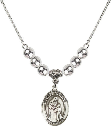 Blessed Caroline Gerhardinger Crystal Necklace | 3/4 inch | 6mm Beads | N32-8281