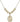 Saint John Vianney Crystal Necklace | 3/4 inch | 6mm Beads _x0014_  14kt Gold Filled