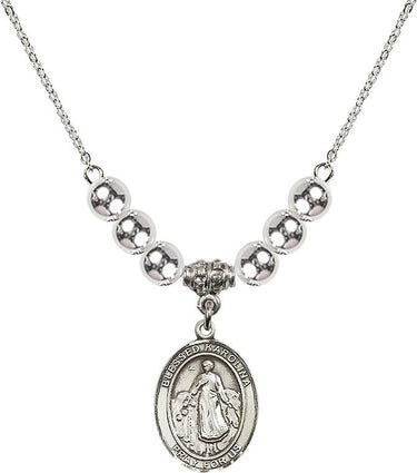 Blessed Karolina Kozkowna Crystal Necklace | 3/4 inch | 6mm Beads | N32-8283