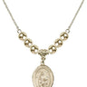 Saint Deborah Crystal Necklace | 3/4 inch | 6mm Beads _x0014_  14kt Gold Filled