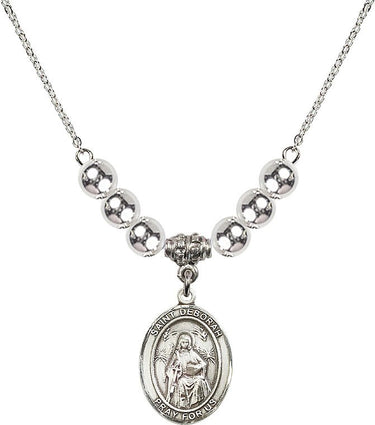 Saint Deborah Crystal Necklace | 3/4 inch | 6mm Beads | N32-8286