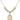 Our Lady of Lourdes Crystal Necklace | 3/4 inch | 6mm Beads _x0014_  14kt Gold Filled