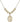 Our Lady of Lourdes Crystal Necklace | 3/4 inch | 6mm Beads _x0014_  14kt Gold Filled