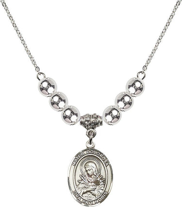 Mater Dolorosa Crystal Necklace | 3/4 inch | 6mm Beads | N32-8290