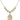Saint Peter Nolasco Crystal Necklace | 3/4 inch | 6mm Beads _x0014_  14kt Gold Filled