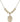 Saint Peter Nolasco Crystal Necklace | 3/4 inch | 6mm Beads _x0014_  14kt Gold Filled