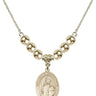 Our Lady of Consolation Crystal Necklace | 3/4 inch | 6mm Beads _x0014_  14kt Gold Filled