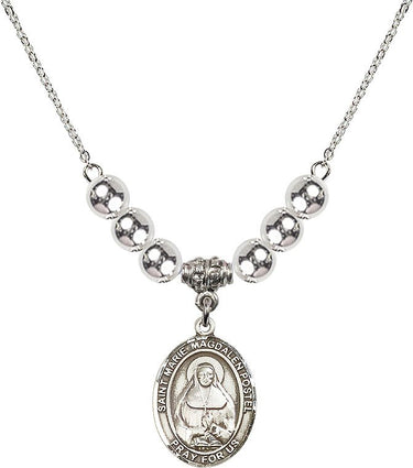 Saint Marie Magdalen Postel Crystal Necklace | 3/4 inch | 6mm Beads | N32-8294