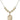 Saint Teresa of Calcutta Crystal Necklace | 3/4 inch | 6mm Beads _x0014_  14kt Gold Filled