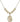 Saint Fiacre Crystal Necklace | 3/4 inch | 6mm Beads _x0014_  14kt Gold Filled