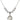 Saint Joseph of Arimathea Crystal Necklace | 3/4 inch | 6mm Beads _x0014_  Sterling Silver