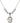 Saint Joseph of Arimathea Crystal Necklace | 3/4 inch | 6mm Beads _x0014_  Sterling Silver