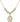 Saint Margaret of Cortona Crystal Necklace | 3/4 inch | 6mm Beads _x0014_  14kt Gold Filled