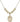 Saint Bede the Venerable Crystal Necklace | 3/4 inch | 6mm Beads _x0014_  14kt Gold Filled