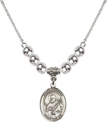 Collar de Cristal San Meinrado de Einsiedeln | 3/4 pulgada | Cuentas de 6 mm | N32-8307