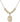 Saint Roch Crystal Necklace | 3/4 inch | 6mm Beads _x0014_  14kt Gold Filled