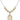 Saint Elizabeth of the Visitation Crystal Necklace | 3/4 inch _x0014_  14kt Gold Filled