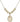 Saint Elizabeth of the Visitation Crystal Necklace | 3/4 inch _x0014_  14kt Gold Filled