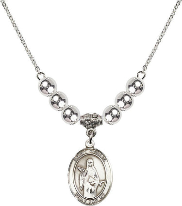 Collar de cristal Santa Amelia | 3/4 pulgadas | Cuentas de 6 mm