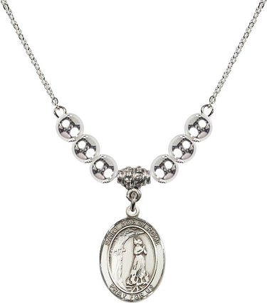Collar de cristal de Santa Zoe de Roma | 1,9 cm | Cuentas de 6 mm