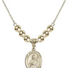 Saint Malachy O'More Crystal Necklace | 3/4 inch | 6mm Beads _x0014_  14kt Gold Filled
