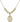 Saint Anthony of Egypt Crystal Necklace | 3/4 inch | 6mm Beads _x0014_  14kt Gold Filled