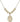 Cross Crystal Necklace | 3/4 inch | 6mm Beads _x0014_  14kt Gold Filled