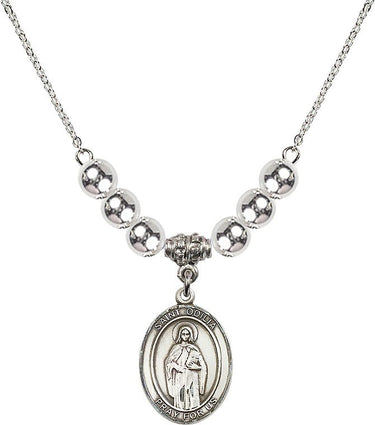 Collar de cristal de Santa Odilia | 1,9 cm | Cuentas de 6 mm