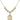 Saint Columbanus Crystal Necklace | 3/4 inch | 6mm Beads _x0014_  14kt Gold Filled
