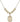 Saint Columbanus Crystal Necklace | 3/4 inch | 6mm Beads _x0014_  14kt Gold Filled