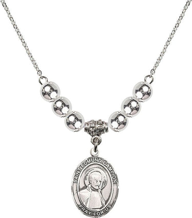 Collar de cristal de San Edmundo Campion | 1.9 cm | Cuentas de 6 mm | N32-8333