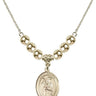 Saint Regina Crystal Necklace | 3/4 inch | 6mm Beads _x0014_  14kt Gold Filled