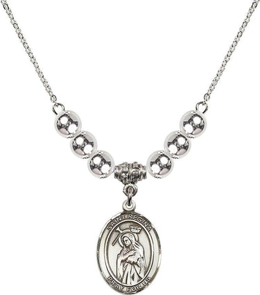 Collar de cristal de Santa Regina | 1.9 cm | Cuentas de 6 mm | N32-8335