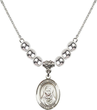 Collar de cristal Saint Rafta | 1,9 cm | Cuentas de 6 mm | N32-8338