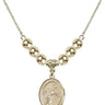 Saint Nimatullah Crystal Necklace | 3/4 inch | 6mm Beads _x0014_  14kt Gold Filled