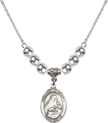 Our Lady of Grapes Crystal Necklace | 3/4 inch | 6mm Beads | N32-8347