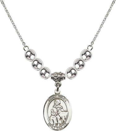 Saint Giles Crystal Necklace | 3/4 inch | 6mm Beads | N32-8349