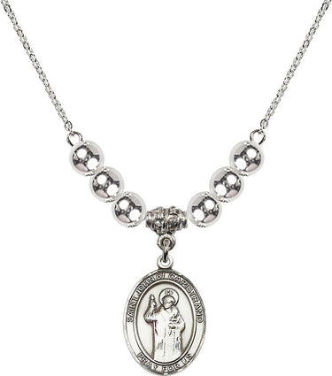 Saint John of Capistrano Crystal Necklace | 3/4 inch | 6mm Beads | N32-8350