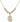 Saint Januarius Crystal Necklace | 3/4 inch | 6mm Beads _x0014_  14kt Gold Filled
